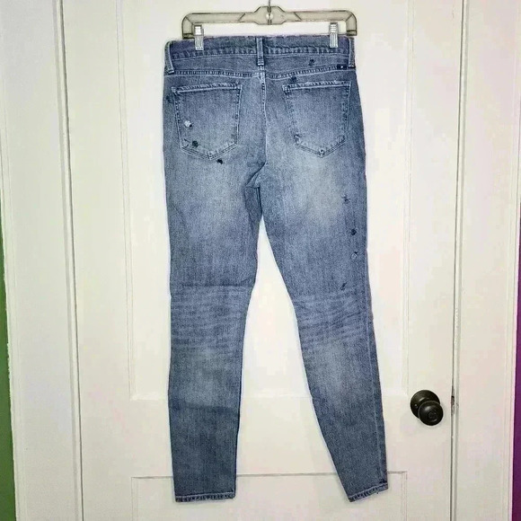 Lucky Brand Jeans Size 6/28 Ava Skinny Bug Bugs Cute Embroidered Skinny 30x28 - Picture 2 of 5